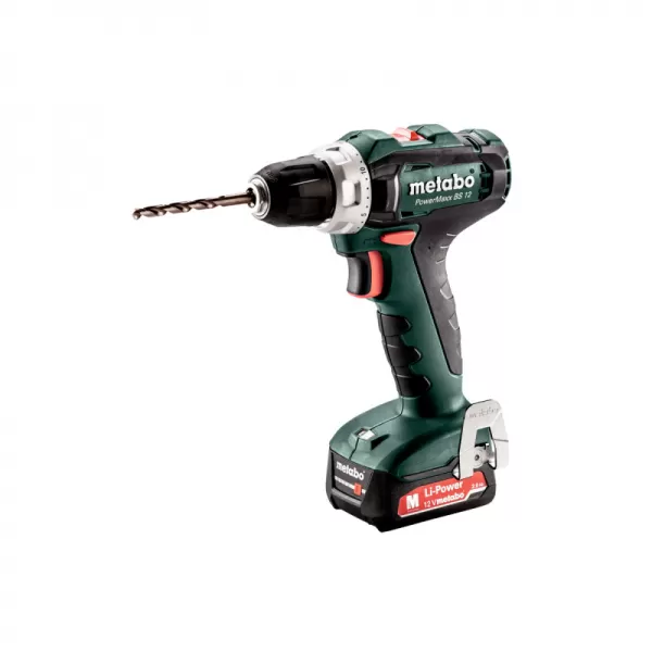 Aku vrtací šroubovák PowerMaxx BS 12V 1x2Ah Metabo 601036000