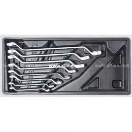 Sada 8dílů očkových klíčů, plastové plato STAVTOOL PWT165