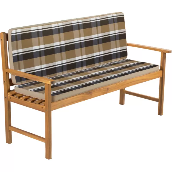 Poťah na lavicu - pruhovaný krémový FIELDMANN FDZN 9109