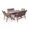 Stolová sestava Meranti Victoria COMBI SET 6 V-Garden 26VICTORIAC6