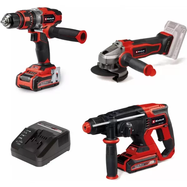 Aku set nářadí 18V TE-TK 18/3 Li +2 (CD+AG+HD) Einhell 4257242