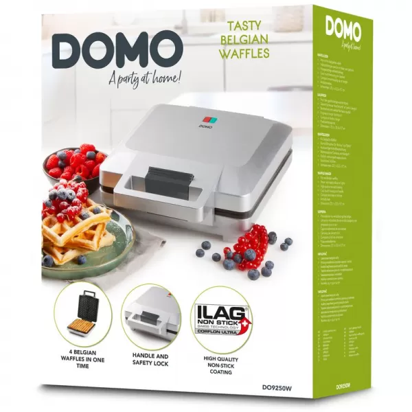 Vaflovač na 4 vafle DOMO DO9250W