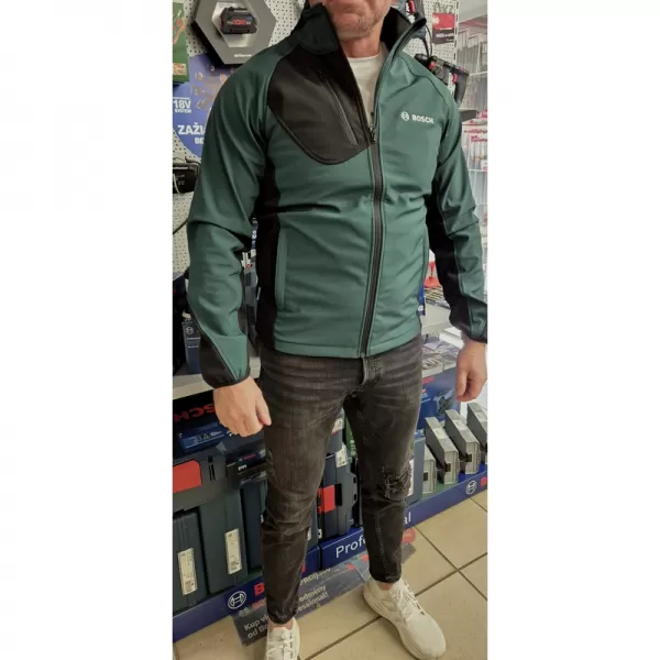 Softsheelová bunda M forest green Bosch
