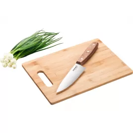 Prkénko 30x22 cm a nůž Bamboo LAMART LT2059