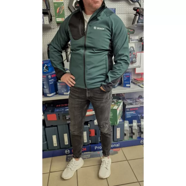 Softsheelová bunda L forest green Bosch