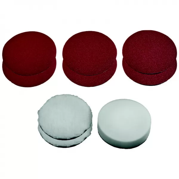 Sada brusných papírů a leštících povlaků 150mm Einhell 2093246