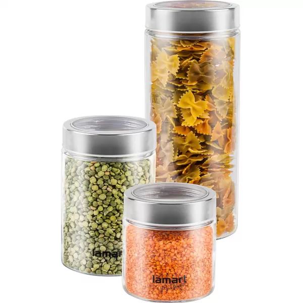 Set 3 Dóz kulatých CAN LAMART LT6010