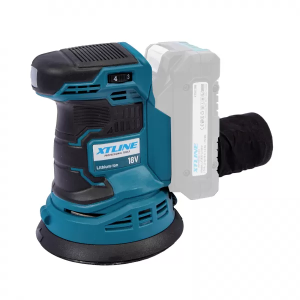Aku excentrická bruska 18V, bez baterie XTline XT102740