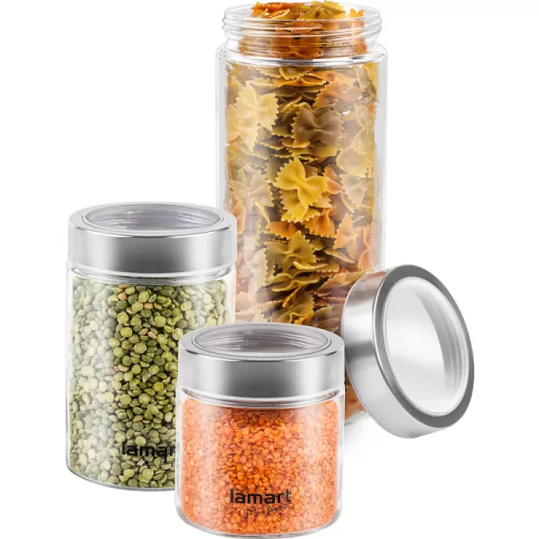 Set 3 Dóz kulatých CAN LAMART LT6010