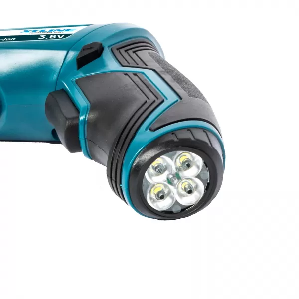 Aku šroubovák 3,6V Li-ion, se svítilnou 1500mAh příslušenství 55dílů XTline XT102106