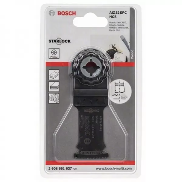 Pilový list na dřevo AIZ 32 EPC, Starlock, 32 – 50 mm 2608669247