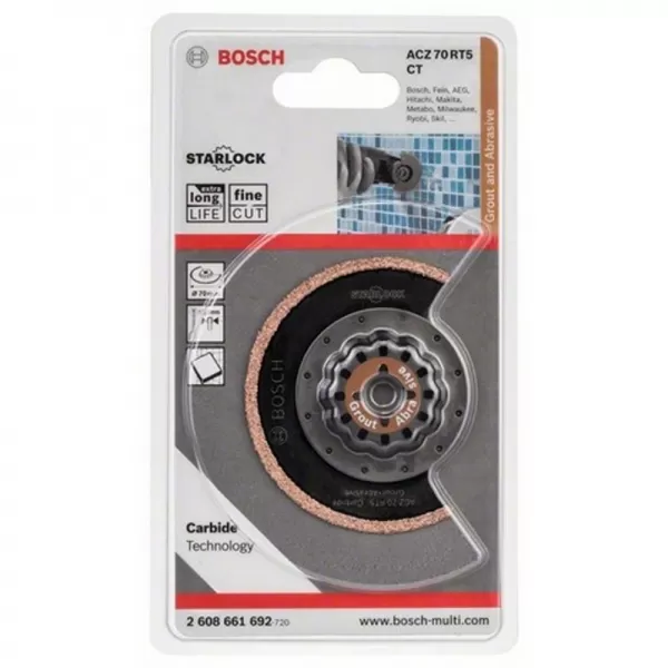 Segmentový pilový list na minerální materiály ACZ 85 MT4, Starlock, 85 mm 2608669266