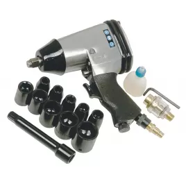 Pneumatický příklepový utahovák sada Aircraft SS 1/2" sada