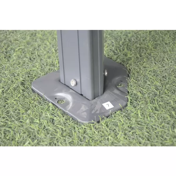 Zahradní altán LANITPLAST 33 antracit + čirý PC LG2468