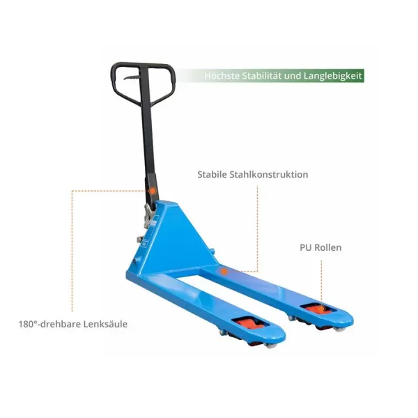 Paletový vozík GHW 2500-115 PU Güde 24325