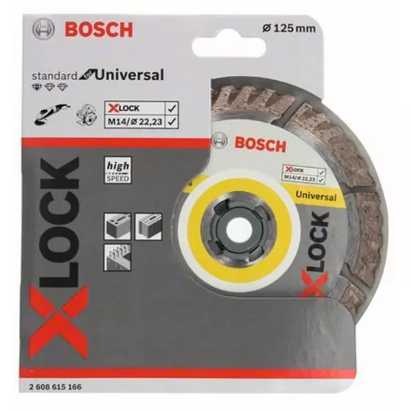 Diamantový dělicí kotouč Standard for Universal 125mm X-LOCK 2608615166