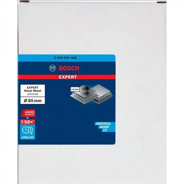 Děrovka s adaptérem EXPERT Sheet Metal 85 × 5 mm 2608902019