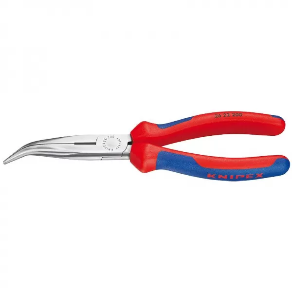 Půlkulaté kleště s břity (úzké ploché) Knipex 26 22 200