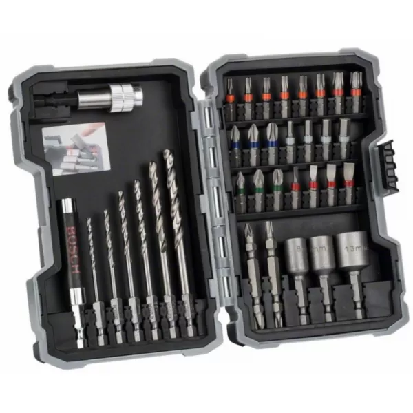 35dílná sada vrtáků a šroubovacích bitů kov Bosch 2607017328