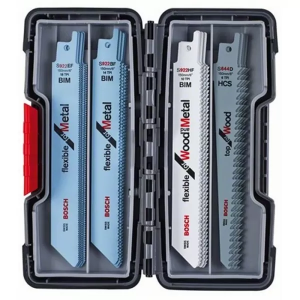 20dílná sada pilových plátků do pil ocasek Bosch Wood and Metal 2607010902