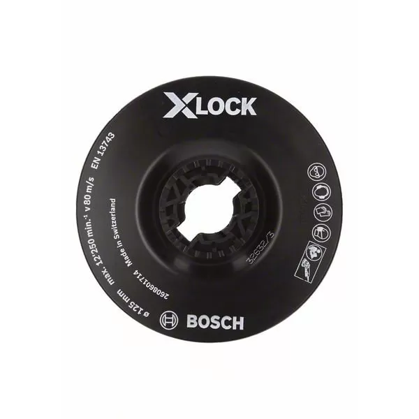 Opěrný talíř X-LOCK 125 mm Bosch 2608601714