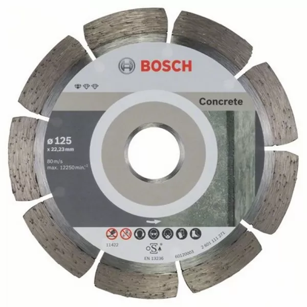 Diamantový dělicí kotouč 10ks Standard for Concrete 125 x 22,23 x 1,6 x 10 mm Bosch 2608603240