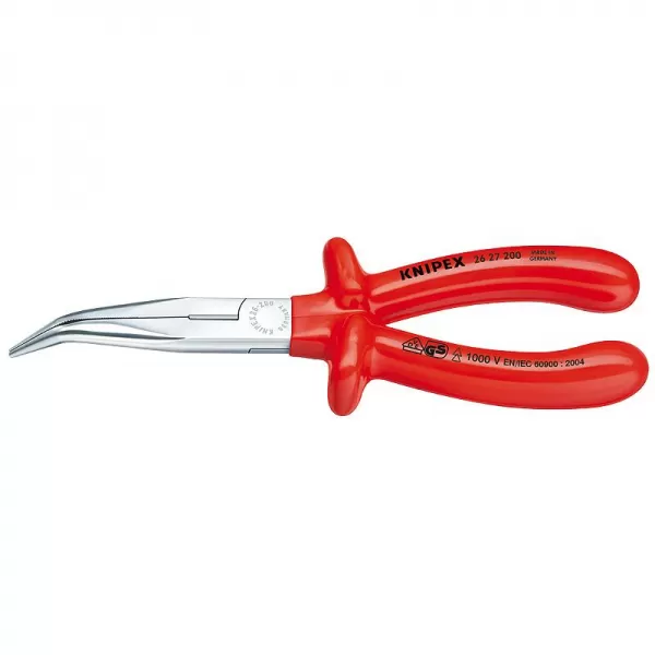 Půlkulaté kleště s břity (úzké ploché) Knipex 26 27 200