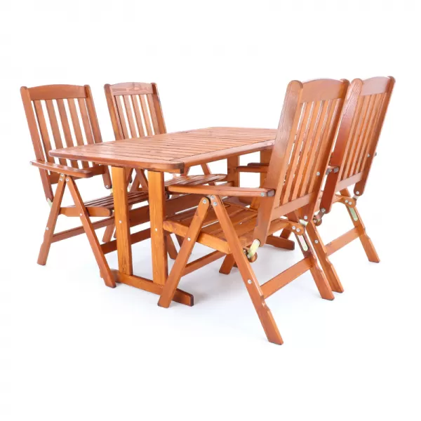 Stolová sestava VeGA OSCAR DeLuxe SET 4 V-Garden 26OSCARDLX_4set