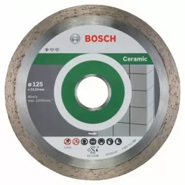 Diamantový dělicí kotouč 10ks Standard for Ceramic 125 x 22,23 x 1,6 x 7 mm Bosch 2608603232