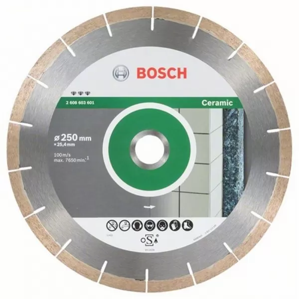 Diamantový dělicí kotouč Best for Ceramic and Stone 250 x 25,40 x 1,8 x 10 mm Bosch 2608603601