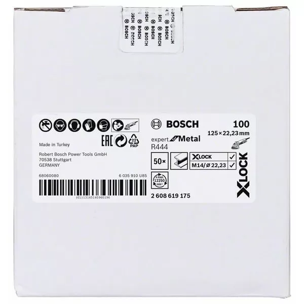 Fíbrový kotouč Expert for Metal 125mm Bosch X-LOCK 2608619175