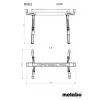 Sada pracovných kôz MAB 82 Metabo 626990000