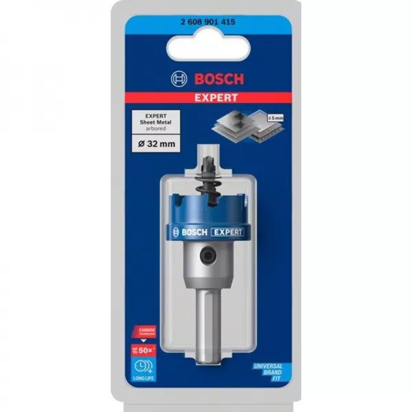 Děrovka s adaptérem EXPERT Sheet Metal 32 × 5 mm 2608901988