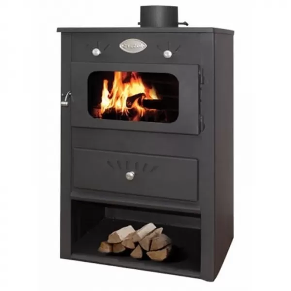 Krbová kamna s výměníkem ZVEZDA 1 VR 9 černá