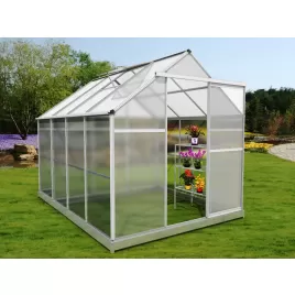 Zahradní skleník z polykarbonátu + základna zdarma VEGA 5000 STRONG-22