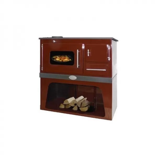 Sporák na tuhá paliva hnědá ZVEZDA CLASSIC CPE