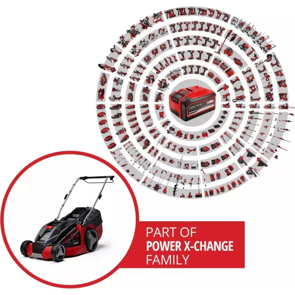 Aku sekačka na trávu 18V GE-CM 43 Li M Kit (2x4,0Ah) Einhell 3413130