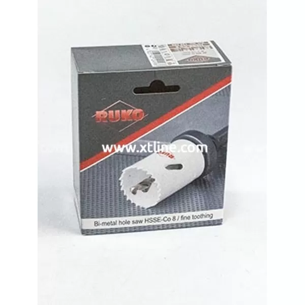 Bimetalová vykružovací korunka HSS CO 89mm RUKO RU126089