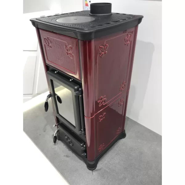 Krbová kamna bordó LA NORDICA EMILIANA