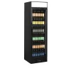 Chladicí skříň prosklené dveře Tefcold CEV 435 CP BLACK