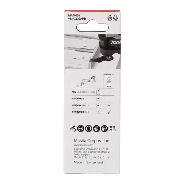 Ponorný list STARLOCK-MAX 32x80mm BiM 5 ks MAM001 Makita B-66400-5