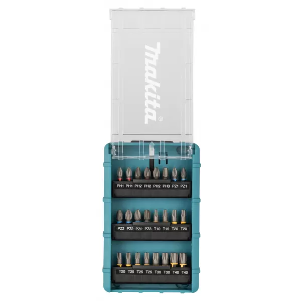 Sada bitů 1/4" Impact Premier, 28 ks v plastovém obalu Makita E-25068