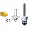 Zaoblovací fréza s ložiskem stopka 12 mm,50,8x25,4x75 mm R 19mm Makita D-48561