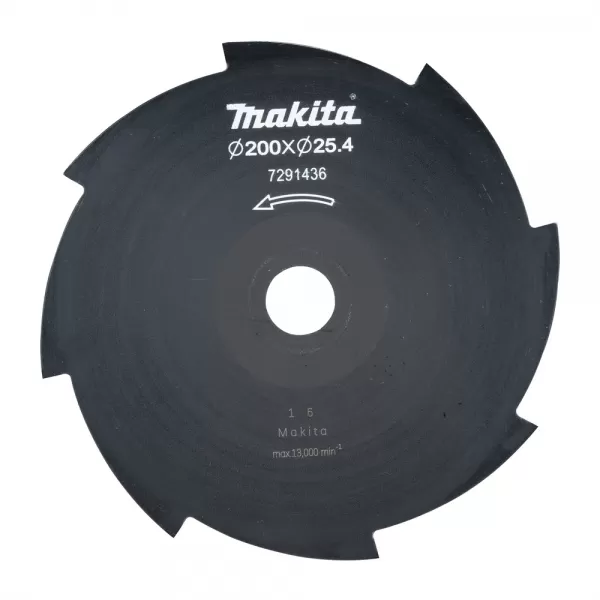 Vyžínací nůž 8 zubů 200x25,4mm DUR194 Makita 191Y44-2
