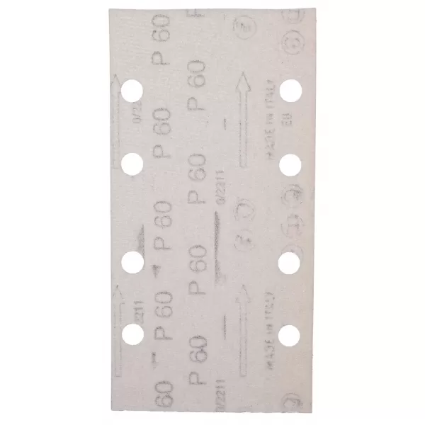 Papír brusný suchý zip 93x185mm 8 děr K60, 10ks Makita E-19635