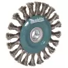 Kartáč kotoučový 115mm, drát nerezový splétaný 0,5mm Makita D-77534