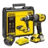 Aku bezuhlíková vrtačka s příklepem V20 18V 2x2,0Ah Stanley FatMax SFMCD726D2K