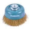 Miskovitý kartáč z mosazného drátu,vlnitý drát 0,3mm,90mm Makita D-39780