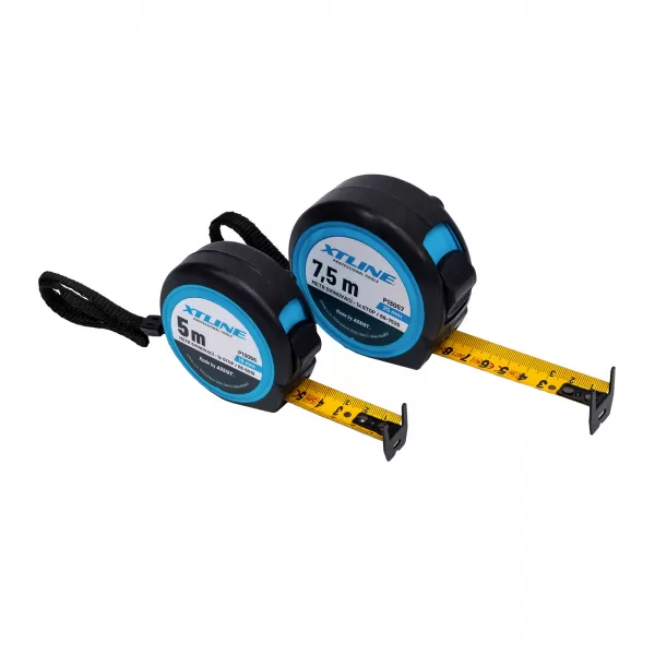 Metr svinovací pogumovaný 10 m x 25 mm XTline P13060