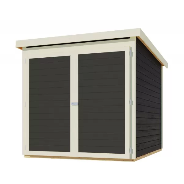 Dřevěná garáž KARIBU FAHRRADGARAGE (38646) terragrau LG3040